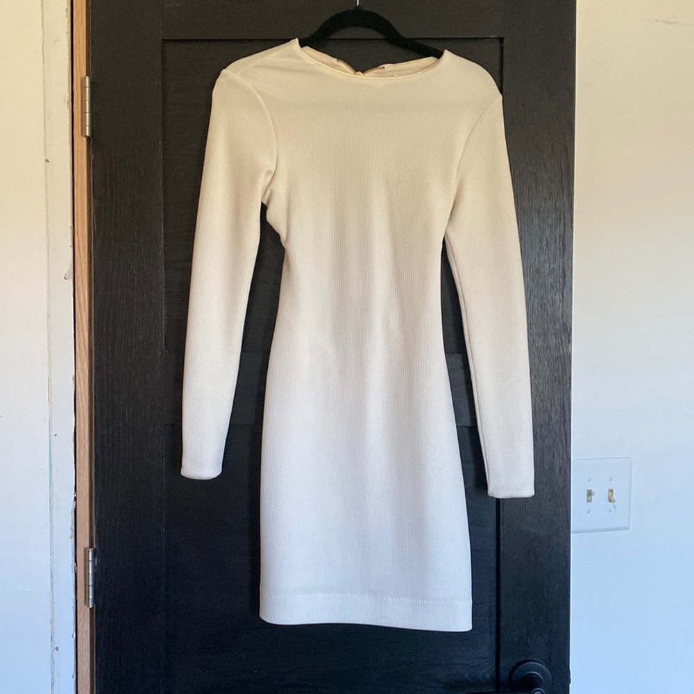 White bridal shower dress